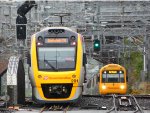 Dual sets outside of Roma Street Station